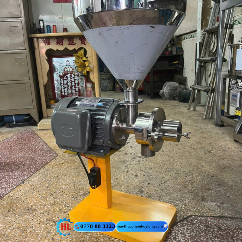 Máy Xay cà phê Cối Inox 1HP