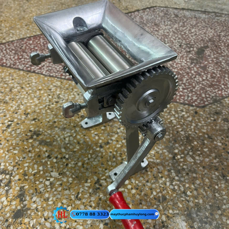 Máy Cán mực du lô inox 200mm
